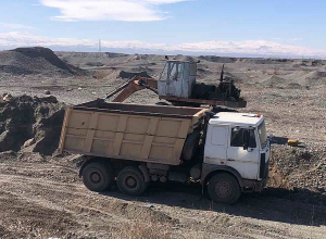 Արմավիրում դադարեցվել է ավազի ապօրինի դուրսբերումը