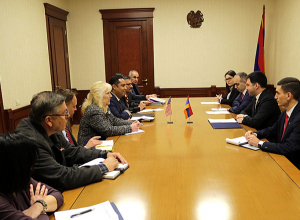 Рустам Бадасян принял представителей Агентства таможенной и пограничной охраны США