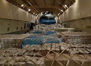 Մարդասիրական օգնության երրորդ խմբաքանակը հասավ Սիրիա/ լուսանկարներ