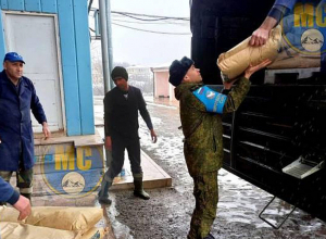 В сопровождении миротворцев РФ в Арцах доставлен гуманитарный груз