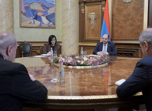 Глава Аппарата премьер-министра принял новоназначенного посла Грузии в Армении