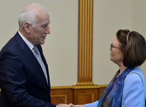 Վահագն Խաչատուրյանն ընդունել է Հայաստանում Ֆինլանդիայի դեսպան Կիրսթի Նարինենին