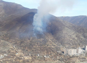 Կապան քաղաքում հրդեհաշիջման աշխատանքները վերսկսվել են