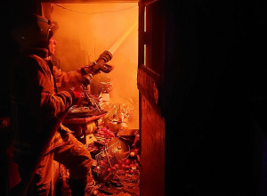 Հրդեհ Գյումրիում