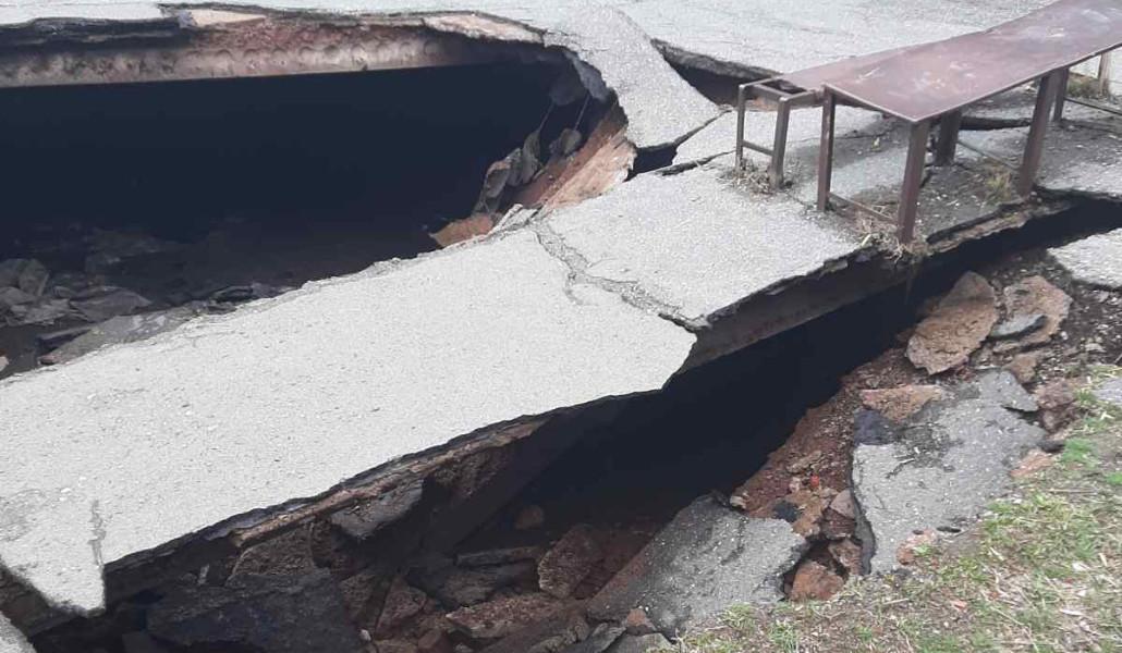 Փլուզում Գյումրի քաղաքում