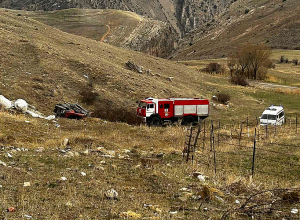 «MAN» մակնիշի բեռնատարը  մոտ 30 մ գլորվել է ձորը․ վարորդը տեղում մահացել է