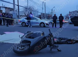 Ողբերգական դեպք Երևանում. շրջված մոպեդի ուղևորները հայտնվել են ավտոբուսի տակ․ կա մահացած երեխա