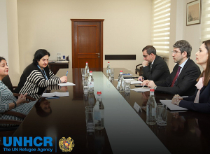 Обсуждались вопросы, связанные с правовой защитой беженцев в Армении, предоставлением убежища