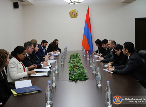 Արմեն Գրիգորյանն ընդունել է ԱՄՆ Առևտրի դեպարտամենտի արտահանման կառավարման գծով քարտուղարի օգնականին
