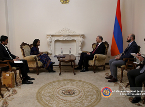 ԱԽ քարտուղարն ընդունել է Նիլակշի Սահա Սինհային
