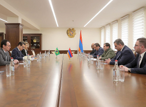 Сурен Папикян принял Чрезвычайного и Полномочного Посла Бразилии