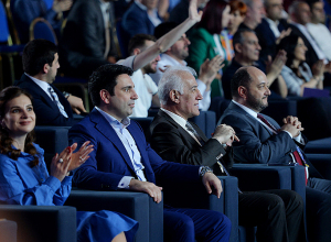 Նախագահ Վահագն Խաչատուրյանը պարգևատրել է Ծանրամարտի Եվրոպայի առաջնության չեմպիոնին և մեդալակիրներին