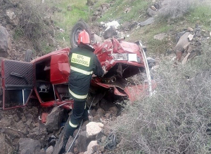 Վայք-Մալիշկա ճանապարհին «VAZ-2106»-ը հայտնվել է ճամփեզրյա փոսում․ վարորդը հոսպիտալացվել է