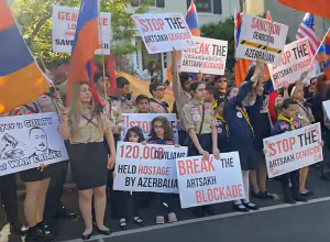 Թուրքիայի և Ադրբեջանի ցեղասպանական գործողությունները դատապարտող արդարության երթ Վաշինգտոնում