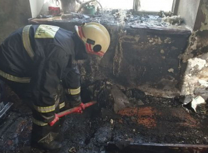 Հրդեհ Գյումրիում