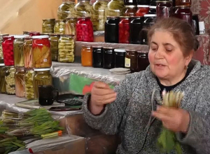 Ստեփանակերտի կենտրոնական շուկան շրջափակման ընթացքում