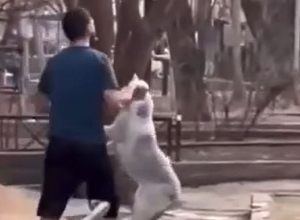 Ոստիկանները հայտնաբերել են շան նկատմամբ դաժան վերաբերմունք ցուցաբերած անձին