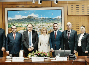 Հայկ Կոնջորյանի գլխավորած պատվիրակությունը հանդիպել է Կիպրոսի Ներկայացուցիչների պալատի նախագահի հետ