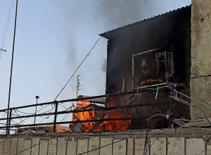 Հրդեհ Մեծամորում․ բնակիչներին տարհանել են