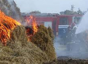 Երասխ գյուղի երկաթգծի մոտակայքում այրվել է մոտ 3000 հակ անասնակեր