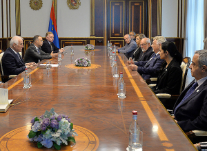 Նախագահ Վահագն Խաչատուրյանն ընդունել է ՌԱԿ ատենապետ Միքայել Խարապեանի գլխավորած պատվիրակությանը