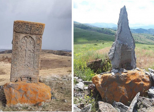 13-րդ դարի խաչքարը վնասվել է կայծակի հետևանքով