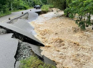 Փլուզում Շնող-Թեղուտ միջհամայնքային ավտոճանապարհին