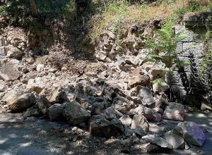 Փլուզում Հրազդանի կիրճում․ երթևեկությունը դարձել է միակողմանի