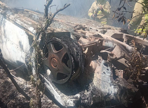 Ավտովթար՝ հրդեհի բռնկմամբ․ կան տուժածներ