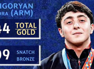 Ժորա Գրիգորյանը՝ ծանրամարտի Եվրոպայի պատանիների չեմպիոն