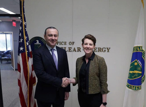 Արմեն Գրիգորյանը հանդիպել է Էներգետիկայի դեպարտամենտի միջուկային էներգետիկայի գծով քարտուղարի տեղակալի հետ