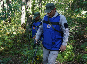 Ջերմուկում մաքրում են  չպայթած զինամթերքով աղտոտված տարածքները