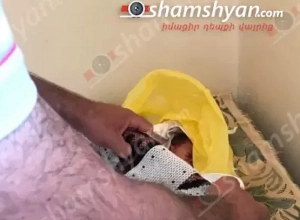 Ներքին Գետաշեն գյուղի մատուռի հարևանությամբ պոլիէթիլենային տոպրակի մեջ հայտնաբերվել է նորածին երեխա