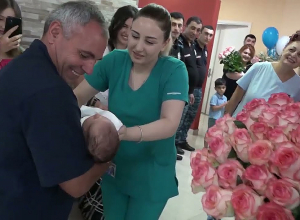 Ծնվել է 44 օրյա պատերազմում անմահացած եղբայրներ Սամվել և Տիգրան Մելքոնյանների եղբայրը՝ Դավիթը