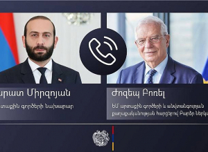 Արարատ Միրզոյանը և Ժոզեպ Բորելը քննարկել են Լեռնային Ղարաբաղում ահագնացող հումանիտար ճգնաժամը