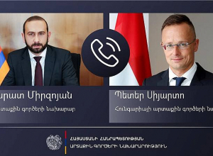 Արարատ Միրզոյանը հեռախոսազրույց է ունեցել Հունգարիայի արտաքին գործերի նախարարի հետ