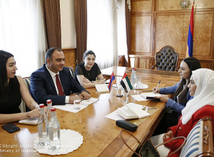 ՆԳ նախարարն ընդունել է ԱՄԷ դեսպանին