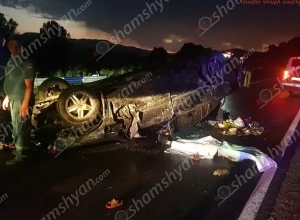 Լոռու մարզում Opel-ը գլխիվայր շրջվել է, կա 1 զոհ, 3 վիրավոր