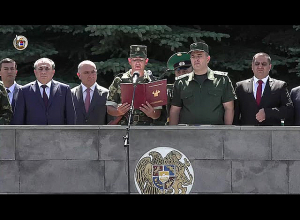 ՀՀ ԱԱԾ սահմանապահ զորքերում տեղի ունեցավ նորակոչիկ զինծառայողների երդման արարողություն