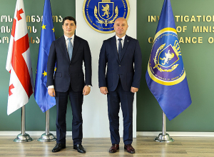 Արգիշտի Քյարամյանը հանդիպել է Վրաստանի ֆինանսների նախարարության քննչական ծառայության ղեկավար Սոսո Ռամիշվիլիի հետ