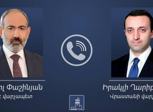 Փաշինյանը Ղարիբաշվիլիի հետ զրույցում վերահաստատել է, որ պատրաստակամ է հրատապ քննարկումներ ունենալ Ալիևի հետ