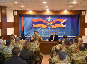 Президент Самвел Шахраманян посетил Службу национальной безопасности