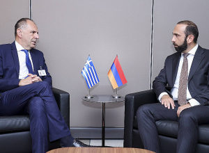 Արարատ Միրզոյանը հանդիպում է ունեցել Հունաստանի արտաքին գործերի նախարարի հետ