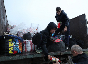 По состоянию на 08:00 28 сентября в Армению из НК переехали 65 тыс. 36 насильственно перемещенных лиц