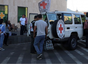 ԿԽՄԿ-ն աջակցել է վերջին օրերին ԼՂ-ից շուրջ 100 հիվանդ և տարեց մարդկանց գտնելուն ու տարհանելուն