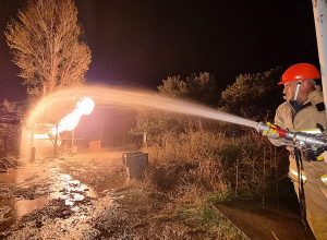 Пожар на станции заправки сжиженного газа: есть пострадавшие