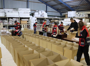 Հայկական Կարմիր խաչի ընկերությունը՝ Զանգեզուրի պղնձամոլիբդենային կոմբինատի ֆինանսական աջակցությամբ աջակցում է տեղահանված անձանց