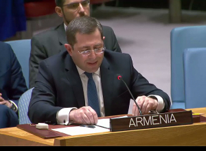 Մհեր Մարգարյանի հայտարարությունը ՄԱԿ-ի ԱԽ բաց բանավեճում «Խաղաղություն երկխոսության միջոցով».
