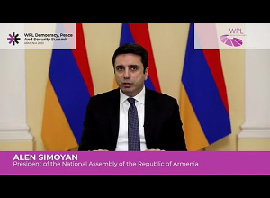 Համոզված եմ, որ Լեռնային Ղարաբաղի կանայք լինելու են կայուն լուծումների համար պայքարի առաջնագծում․ Ալեն Սիմոնյանի ելույթը