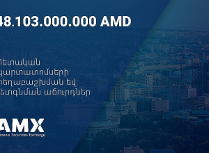 ՀՀ ֆոնդային բորսայում այսօր տեղի են ունեցել ավելի քան 48,1 մլրդ դրամ ծավալով պետական պարտատոմսերի տեղաբաշխման և հետգնման աճուրդներ